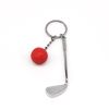 fitness1PCS Golf Key Chain Pendant Schoolbag Backpack Pendant Small Gift Golf Creative European And American Metal Pendant Crafts