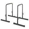 FitnePower Tower Dip Station Pull Up Bar Stand Adjustable Height Heavy Duty Multi-Function Fitness Training Equipment