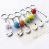 fitness1PCS Golf Key Chain Pendant Schoolbag Backpack Pendant Small Gift Golf Creative European And American Metal Pendant Crafts