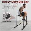FitnePower Tower Dip Station Pull Up Bar Stand Adjustable Height Heavy Duty Multi-Function Fitness Training Equipment